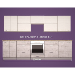 Набор мебели для кухни «Алеся» 3