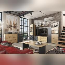 Шкаф с витриной «Боско» 1V3D