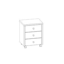 Тумба «Дизель» 3S/D1 на колесиках