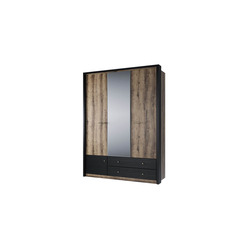 Шкаф «Джаггер» трехстворчатый 3DG2S Z с ящиками и зеркалом