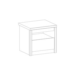 Тумба прикроватная «Джаз» 1S