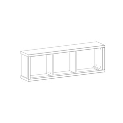 Полка навесная «Джаз» 3N