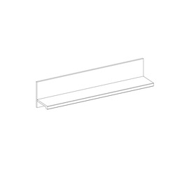 Полка навесная «Джаз» T открытая