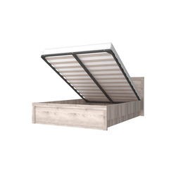 Кровать «Джаз» 140 P полуторная с полками и подъемником