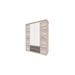 Шкаф «Джаз» четырехстворчатый 4DG2S Z с зеркалом