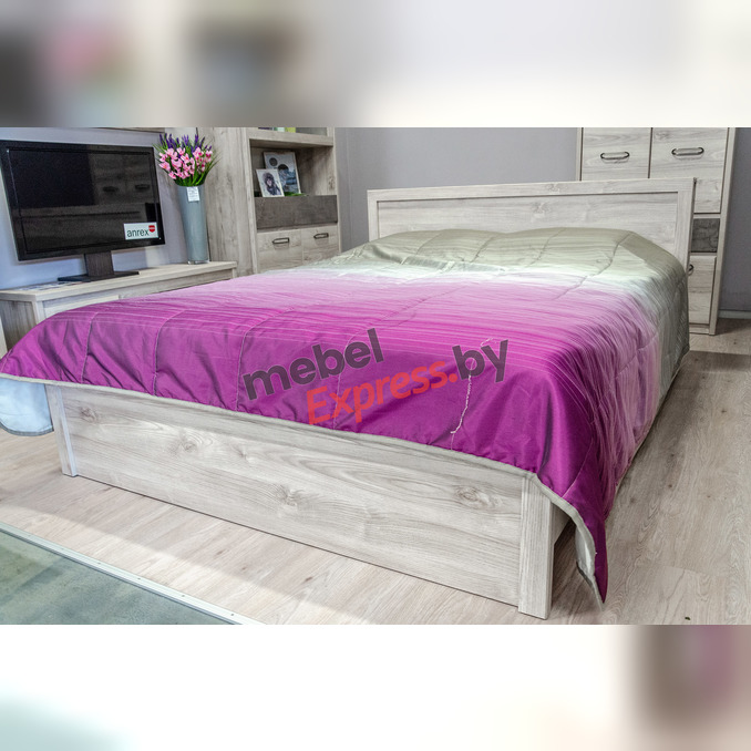 Кровать «Джаз» 160 P двуспальная с полками