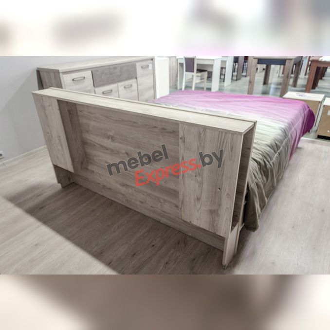 Кровать «Джаз» 160 P двуспальная с полками