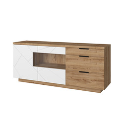 Тумба-Комод «Кайлас» Дуб наварра / Эко джелато 2V3S