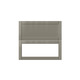 Шкаф настенный «Авеню» 1V1DG/80-29 серый/светло-серый сатин