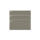 Шкаф тумба «Авеню» 3S/80-46 серый/светло-серый сатин