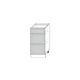Шкаф для кухни «Вилма» 3S/40 белый глянец