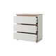 Тумба-комод «Лима» 3S с ящиками - белая