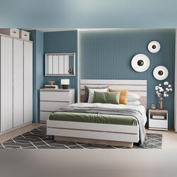 Спальня «Лима» 2 - белая c 3-х дверным шкафом