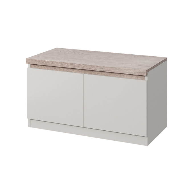 Тумба для обуви «Лима» 2D - белая