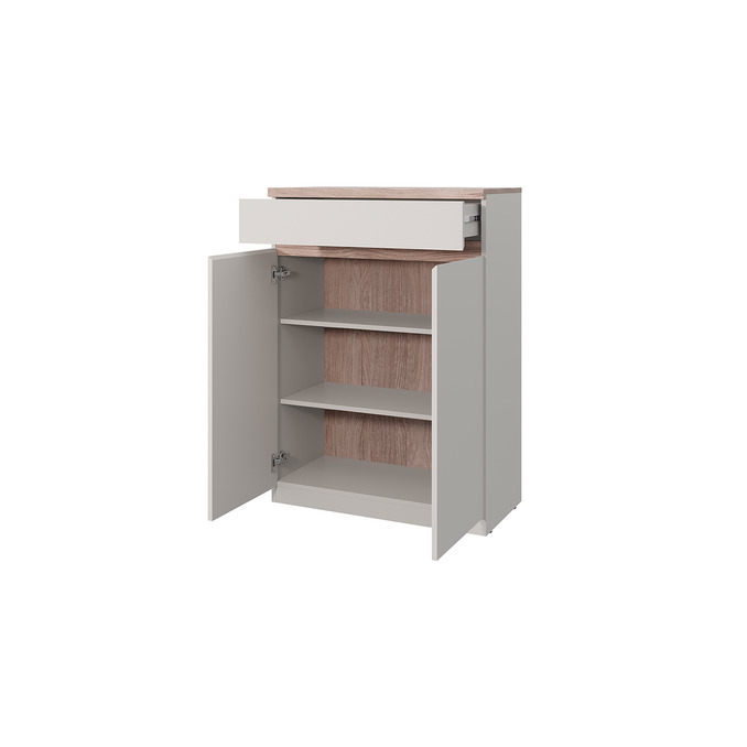 Тумба для обуви «Лима» 2D1S - белая