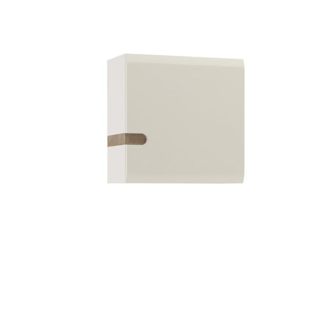 Шкаф навесной «Линате» 1D/TYP 65 белый глянец