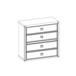 Комод «Магеллан» 4S широкий