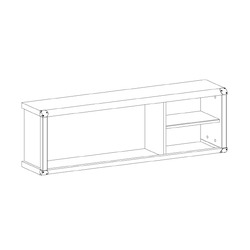 Полка навесная «Магеллан» 3N