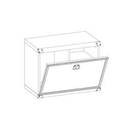 Тумба для обуви «Магеллан» 1D