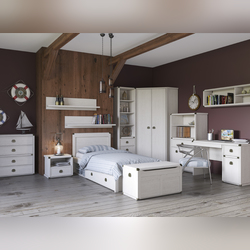 Молодежная комната «Магеллан» - светлая (сосна винтаж)