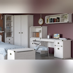 Стенка-горка молодежная «Магеллан» - светлая (сосна винтаж)