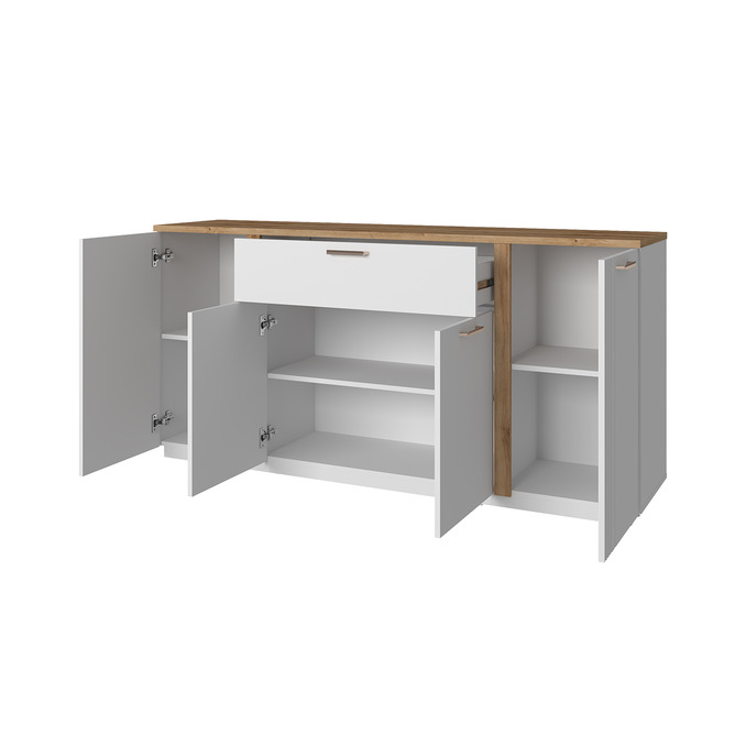 Тумба-комод «Матео» с ящиком 4D1S - белая