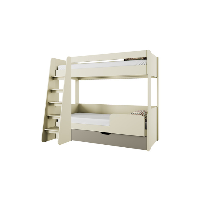 Кровать «Модерн» 90 двухъярусная с ящиком