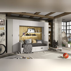 Молодежная комната «Модерн» 1 - светлая