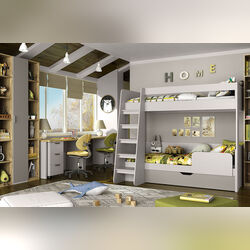 Молодежная комната «Модерн» 3 - светлая