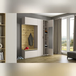 Набор мебели в прихожую «Модерн» - светлый