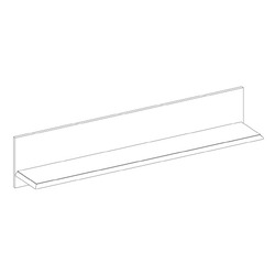 Полка навесная «Монако» открытая 120см