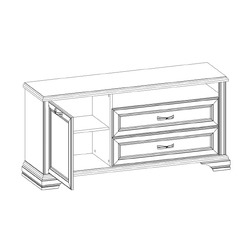 Тумба под телевизор «Монако» RTV 1D2SN