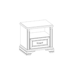 Тумба прикроватная «Монако» 1S