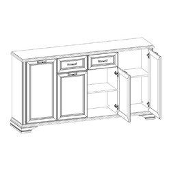 Тумба-комод «Монако» 4D1S