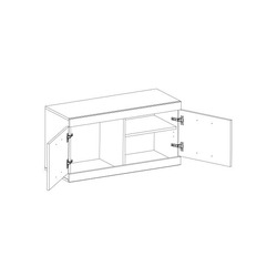 Тумба «Оскар» 2D - светлая