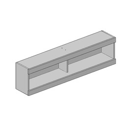 Полка настенная «Оскар» 1CL 80 см - светлая