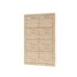 Шкаф «Оскар» 2DP низкий двухстворчатый с полками - светлый