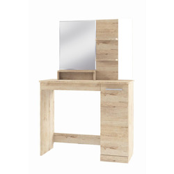 Стол туалетный «Оскар» с зеркалом 90 см - светлый