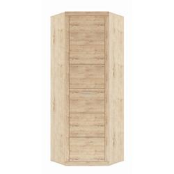 Угловой шкаф «Оскар» с полками L-P - светлый