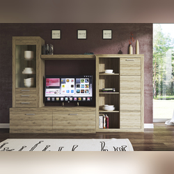 Стенка-горка в гостиную «Оскар» 1