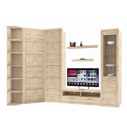 Стенка-горка с угловым шкафом «Оскар» 16