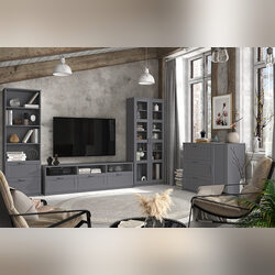 Модульная гостиная «Скаген» графит