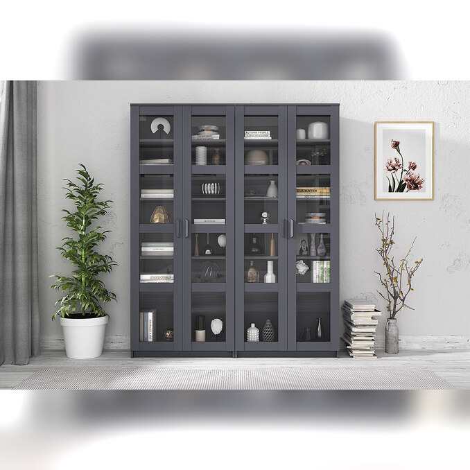 Стенка-горка «Скаген» графит в гостиную 4