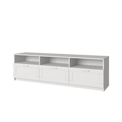 Тумба под телевизор «Скаген» RTV 3S3N - белая