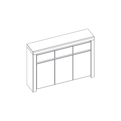 Тумба-комод «Таурус» 3D3S