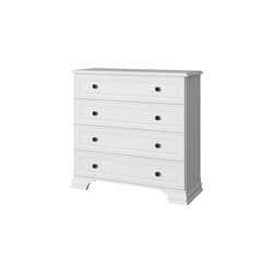 Комод «Тиффани» 4S белый