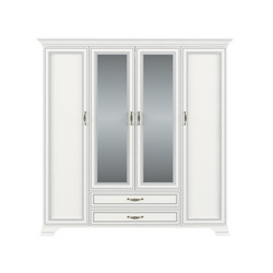 Шкаф «Тиффани» 4D2S Z четырех створчатый с зеркалом