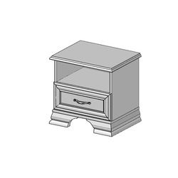 Тумба «Тиффани» 1S прикроватная