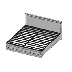 Кровать «Тиффани» двуспальная 180