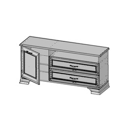 Тумба «Тиффани» под телевизор RTV 1D2SN